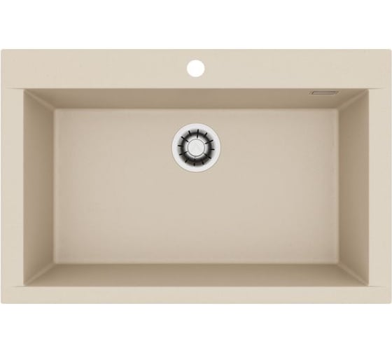 Мойка для кухни Alveus Pure-G 40 Algranit 790x520x198 мм, Ivory A20, с сифоном 1148858 1149280