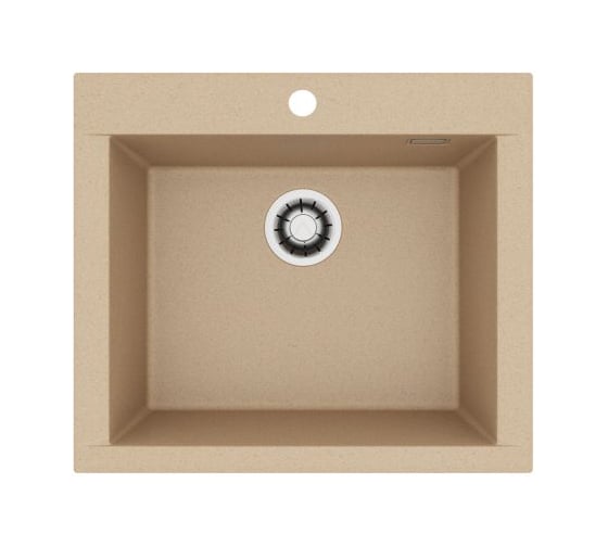 Мойка для кухни Alveus Pure-G 30 Algranit 590x520x198 мм, Clay A50, с сифоном 1148858 1149274