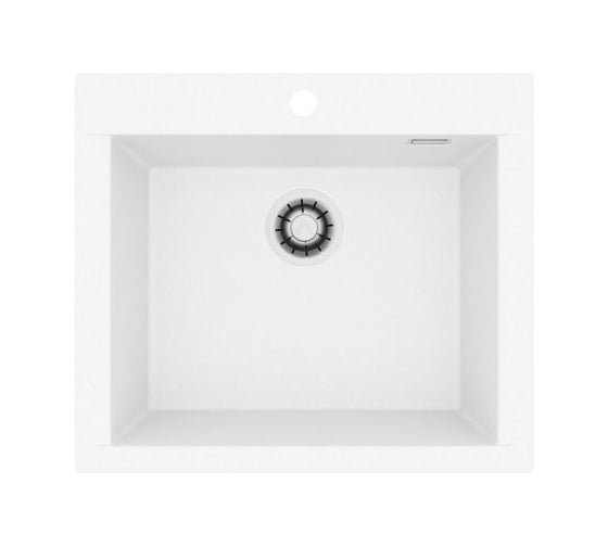 Мойка для кухни Alveus Pure-G 30 Algranit 590x520x198 мм, Glacier A10, с сифоном 1148858 1149271
