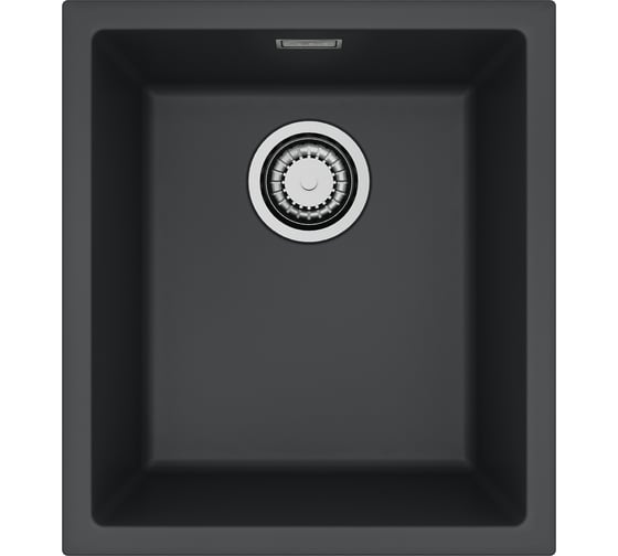 Мойка для кухни Alveus Omni 10 Granital 400x450x198 мм, Deep Black G90, с сифоном 1145083 1150042