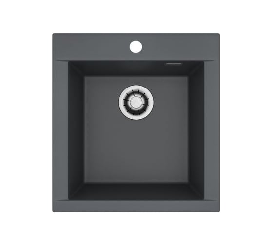 Мойка для кухни Alveus Pure-G 20 Algranit 480x520x198 мм, Carbon A91, с сифоном 1148858 1149268