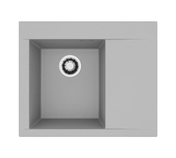 Мойка для кухни Alveus Pure-G 50L Algranit 620x520x198 мм, Stone A80, с сифоном 1148858 1149286