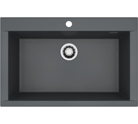 Мойка для кухни Alveus Pure-G 40 Algranit 790x520x198 мм, Carbon A91, с сифоном 1148858 1149282