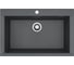 Мойка для кухни Alveus Pure-G 40 Algranit 790x520x198 мм, Carbon A91, с сифоном 1148858 1149282 1