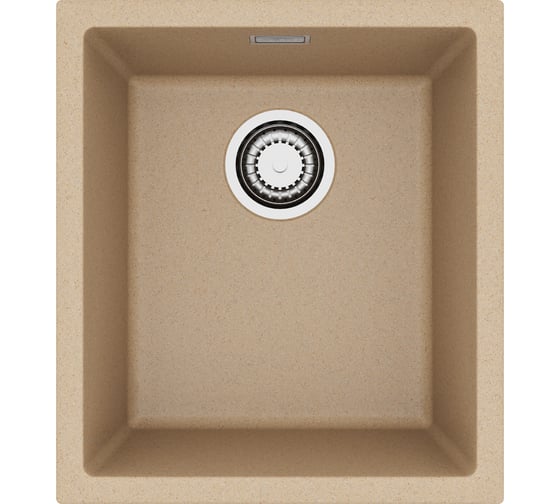 Мойка для кухни Alveus Omni 10 Granital 400x450x198 мм, Beige G55, с сифоном 1145083 1150040