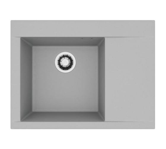 Мойка для кухни Alveus Pure-G 60L Algranit 680x520x198 мм, Stone A80, с сифоном 1148858 1149293