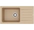 Мойка для кухни Alveus Niagara 90 Granital 775x430x180 мм, Beige G55, с сифоном 1130548 1148031 1