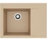 Мойка для кухни Alveus PURE-G 60R ALGRANIT CLAY-A50 680х520х198 с сифоном 1148858 1149494 1