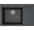 Мойка для кухни ALVEUS PURE-G 70L ALGRANIT DEEP BLACK-A90 790х520х198 с сифоном 1148858 1149304 1