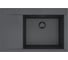 Мойка для кухни ALVEUS PURE-G 70L ALGRANIT DEEP BLACK-A90 BE 790х520х198 с сифоном 1148151 1149305 1