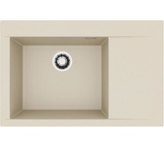 Мойка для кухни ALVEUS PURE-G 70L ALGRANIT IVORY-A20 790х520х198 с сифоном 1148858 1149301