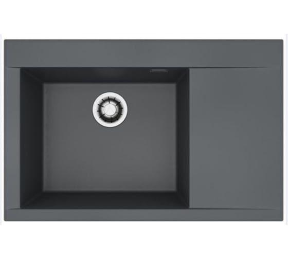 Мойка для кухни Alveus ALVEUS PURE-G 70L ALGRANIT CARBON-A91 790X520X198 с сифоном 1148858 1149303
