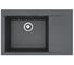 Мойка для кухни Alveus ALVEUS PURE-G 70L ALGRANIT CARBON-A91 790X520X198 с сифоном 1148858 1149303 1