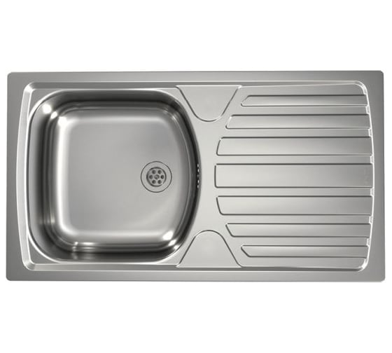 Мойка для кухни Alveus BASIC 170 NAT-60 NEW 780X435 в комплекте с сифоном 1011717, 1136534
