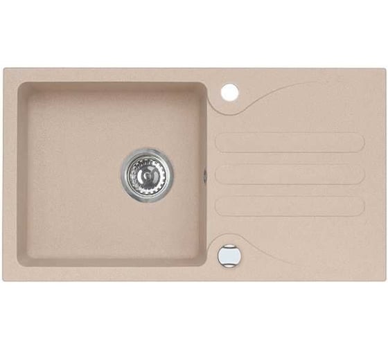 Мойка для кухни Alveus GALAPAGOS 30 GRANITAL BEIGE-G55 770x430x150;1X; с сифоном 1105296, 1091213