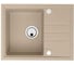 Мойка для кухни Alveus INTERMEZZO 30 GRANITAL BEIGE- G55 620х480х200 1X в компл.с сифоном 1117292, 1117039 1