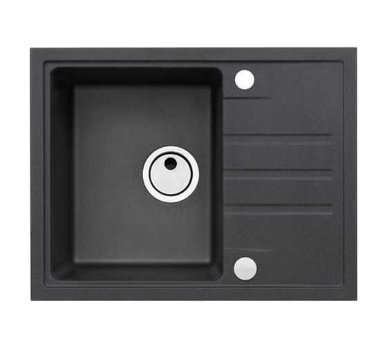 Мойка для кухни Alveus INTERMEZZO 30 GRANITAL CARBON - G91 620X480X200 1X в компл.с сифоном 1117292, 1117044