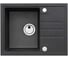 Мойка для кухни Alveus INTERMEZZO 30 GRANITAL CARBON - G91 620X480X200 1X в компл.с сифоном 1117292, 1117044 1