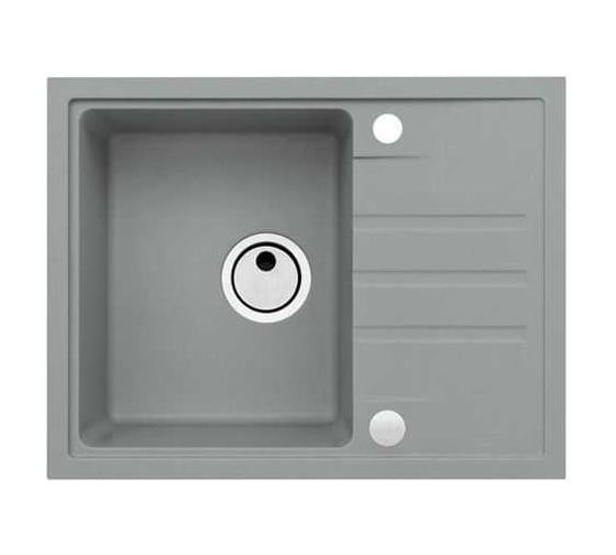 Мойка для кухни Alveus INTERMEZZO 30 GRANITAL CONCRETE- G81 620X405X480 1X в компл.с сифоном 1117292, 1119691
