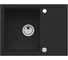 Мойка для кухни Alveus INTERMEZZO 30 GRANITAL DEEP BLACK- G90 620х405х200 1X в компл.с сифоном 1117292 1149080 1