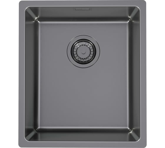 Мойка для кухни Alveus KOMBINO 20 MONARCH ANTHRACITE SAT-90 500х400х195 U в комплекте с выпуском без сифона 1140666