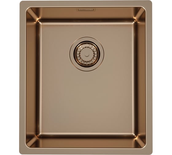 Мойка для кухни Alveus KOMBINO 20 MONARCH COPPER SAT-90 500х400х195 U в комплекте с выпуском без сифона 1140664