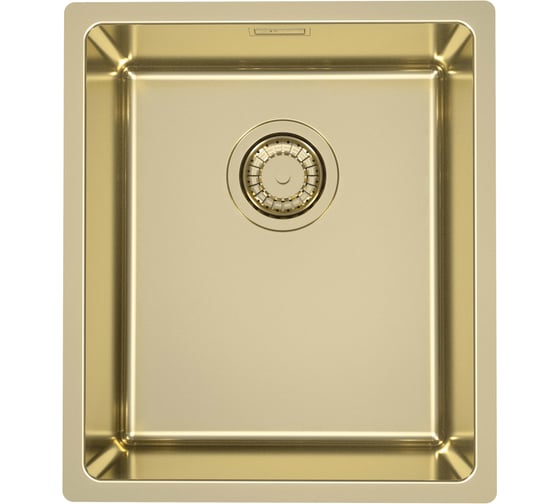 Мойка для кухни Alveus KOMBINO 20 MONARCH GOLD SAT-90 500х400х195 U в комплекте с выпуском без сифона 1140663