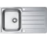 Мойка для кухни Alveus LINE MAX 20 SAT-90 860x500 в комплекте с сифоном 1127251 1144641 1