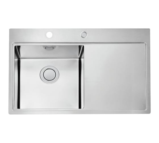 Мойка для кухни Alveus PURE UP 40 KMB 90 FI левая 790X525 в компл. с сифоном 1123351 1123789