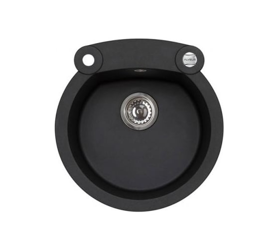 Мойка для кухни Alveus ROLL 10 GRANITAL CARBON-G91 510x530x200;1x с сифоном 1105296 1090969