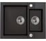 Мойка для кухни Alveus ROCK 80 GRANITAL CARBON-G91 595x475x160;1+1/2 с сифоном 1105299, 1090960 1