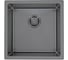 Мойка для кухни Alveus QUADRIX MONARCH 30 NEW ANTHRACITE 450X450X200 в компл. с выпуском без сифона, 1153729 1