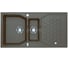 Мойка для кухни Alveus SENSUAL 60 GRANITAL+ TWILIGHT-G05M 900x610x200;1+1/2 с сифоном 1104729, 1108259 1