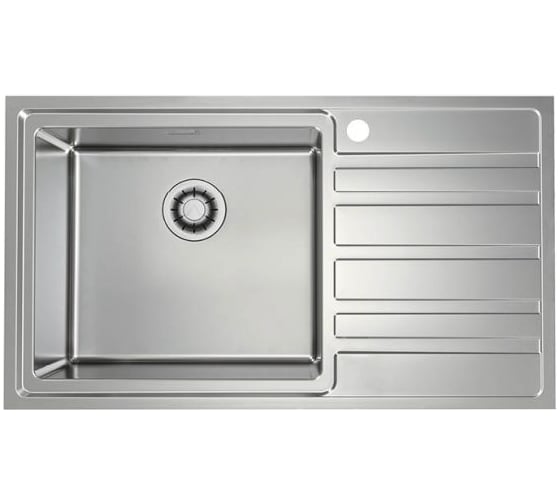 Мойка для кухни Alveus RANDO 50L SAT FS 860x500 левая в комплекте с сифоном 1148858 1149728