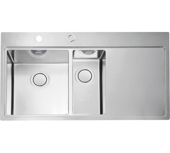 Мойка для кухни Alveus PURE UP 60 KMB 90 FI левая 980X525 в компл. с сифоном 1123353 1123793