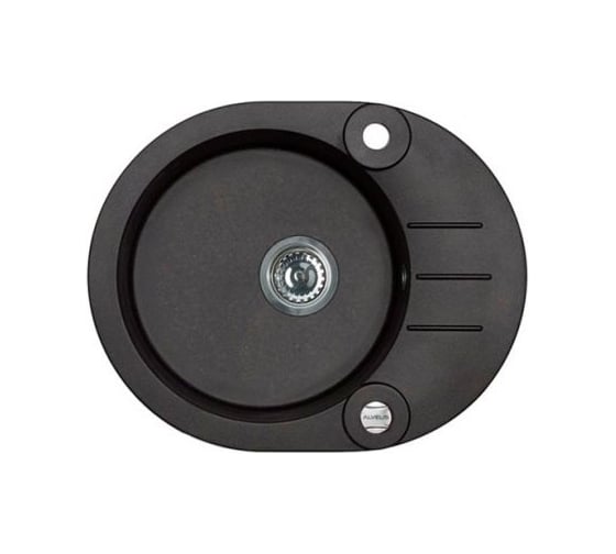 Мойка для кухни Alveus ROLL 40 GRANITAL CARBON-G91 595x475x160;1x с сифоном 1105246 1090974