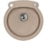 Мойка для кухни Alveus ROLL 10 GRANITAL BEIGE-G55 510x530x200;1x с сифоном 1105296 1090968 1