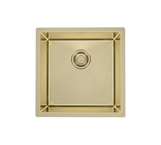 Мойка для кухни Alveus QUADRIX MONARCH 30 NEW GOLD 450X450X200 в компл. с выпуском без сифона, 1153728
