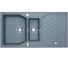 Мойка для кухни Alveus SENSUAL 70 GRANITAL+ PEBBLE-G02M 980X5201+1/2 с сифоном 1104729, 1108023 2