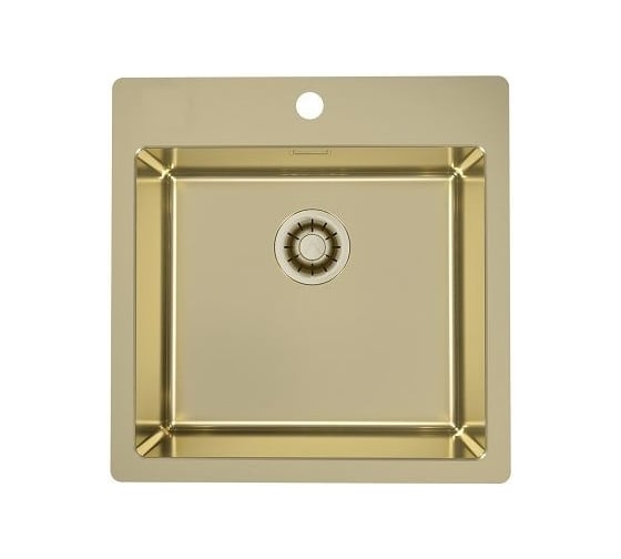 Мойка для кухни Alveus PURE MONARCH 30 new GOLD-90 515X525 в компл. с выпуском без сифона, 1149626