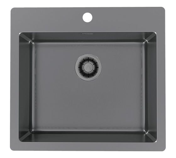 Мойка для кухни Alveus PURE MONARCH 70 new ANTHRACITE FS 565X525 в компл. с выпуском без сифона, 1149635