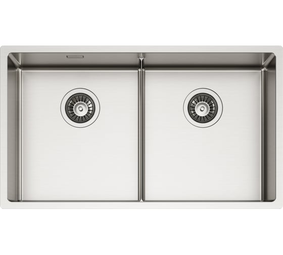 Мойка для кухни Alveus NOX 80 BRS 762x440x200 в комплекте с интегрированным сифоном 1149928