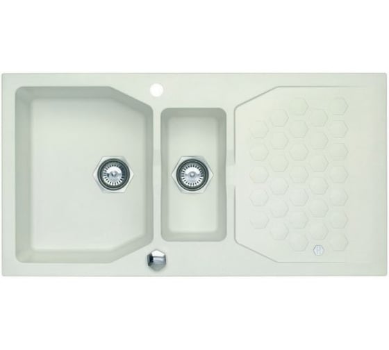 Мойка для кухни Alveus SENSUAL 70 GRANITAL+ STEEL-G04M 980X5201+1/2 с сифоном 1104729, 1108025