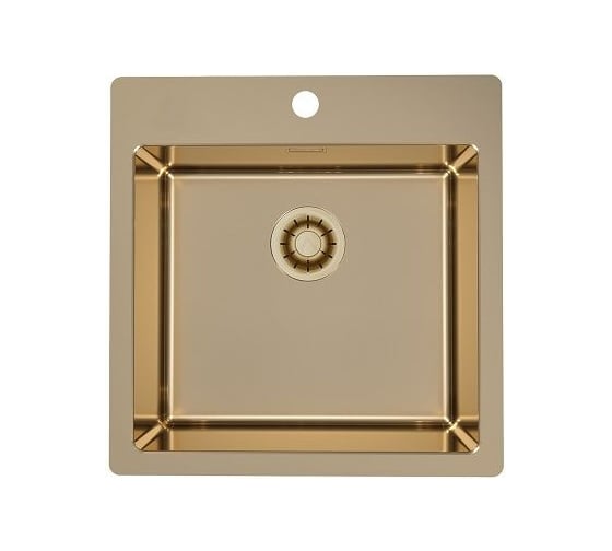 Мойка для кухни Alveus PURE MONARCH 30 new BRONZE FS 515X525 в компл. с выпуском без сифона, 1149629