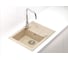 Мойка для кухни Alveus ROCK 30 GRANITAL BEIGE-G55 595x475x160;1x с сифоном 1105296, 1090950 3