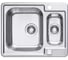 Мойка для кухни Alveus LINE MAXIM 50 FS SAT 90 615X505 в компл. с сифоном 1127257 1085957 1