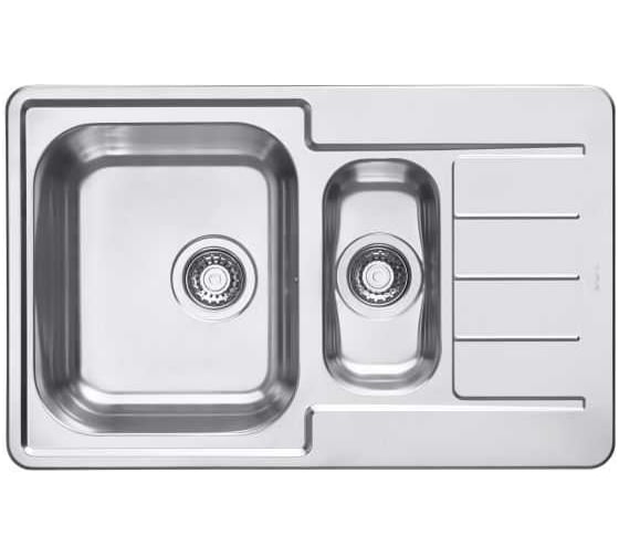Мойка для кухни Alveus LINE MAXIM 70 SAT 90 795х505 в компл. с сифоном 1127257 1085948