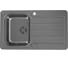 Мойка для кухни Alveus LINE MONARCH 20 ANTHRACITE 860х5001X в компл. с выпуском без сифона, 1078569 1
