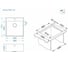 Мойка для кухни Alveus NOX 110 BRS 490x515x200 в комплекте с интегрированным сифоном 1149936 2