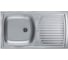 Мойка для кухни Alveus BASIC 170 LEI-60 NEW 780x435, в комплекте с сифоном 1011717, 1136536 2